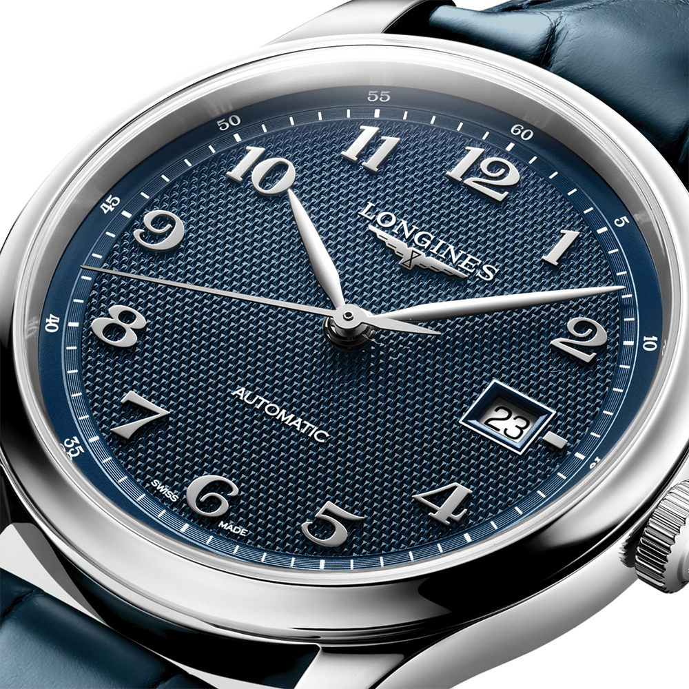 Master 41mm - Blue on Leather Strap