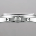 Modul E Quartz 35mm - Brushed Rhodium on Bracelet