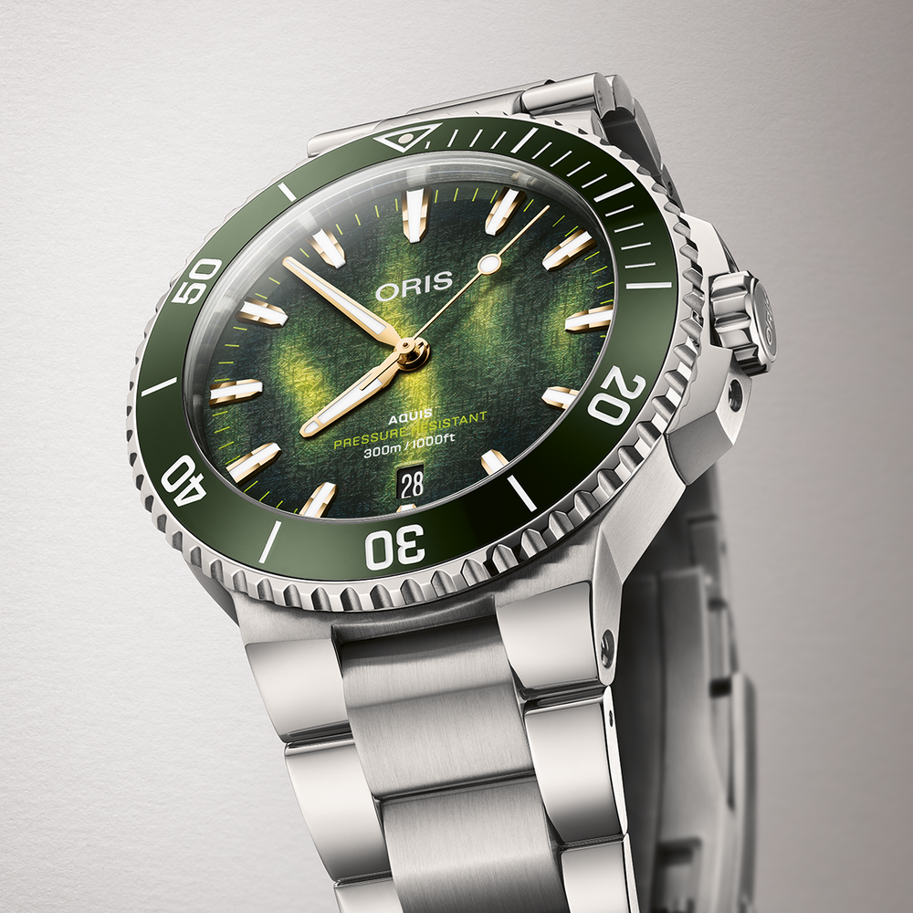 Kelp Forest Limited Edition Aquis 41.5mm - Green on Bracelet