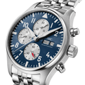 Pilot's Watch Chronograph Laureus Limited Edition 43mm - Blue on Bracelet
