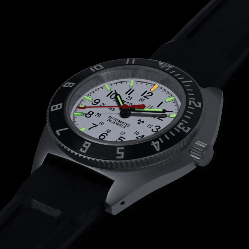 SSNAV-D Arctic Edition 41mm - Arctic on Rubber Strap