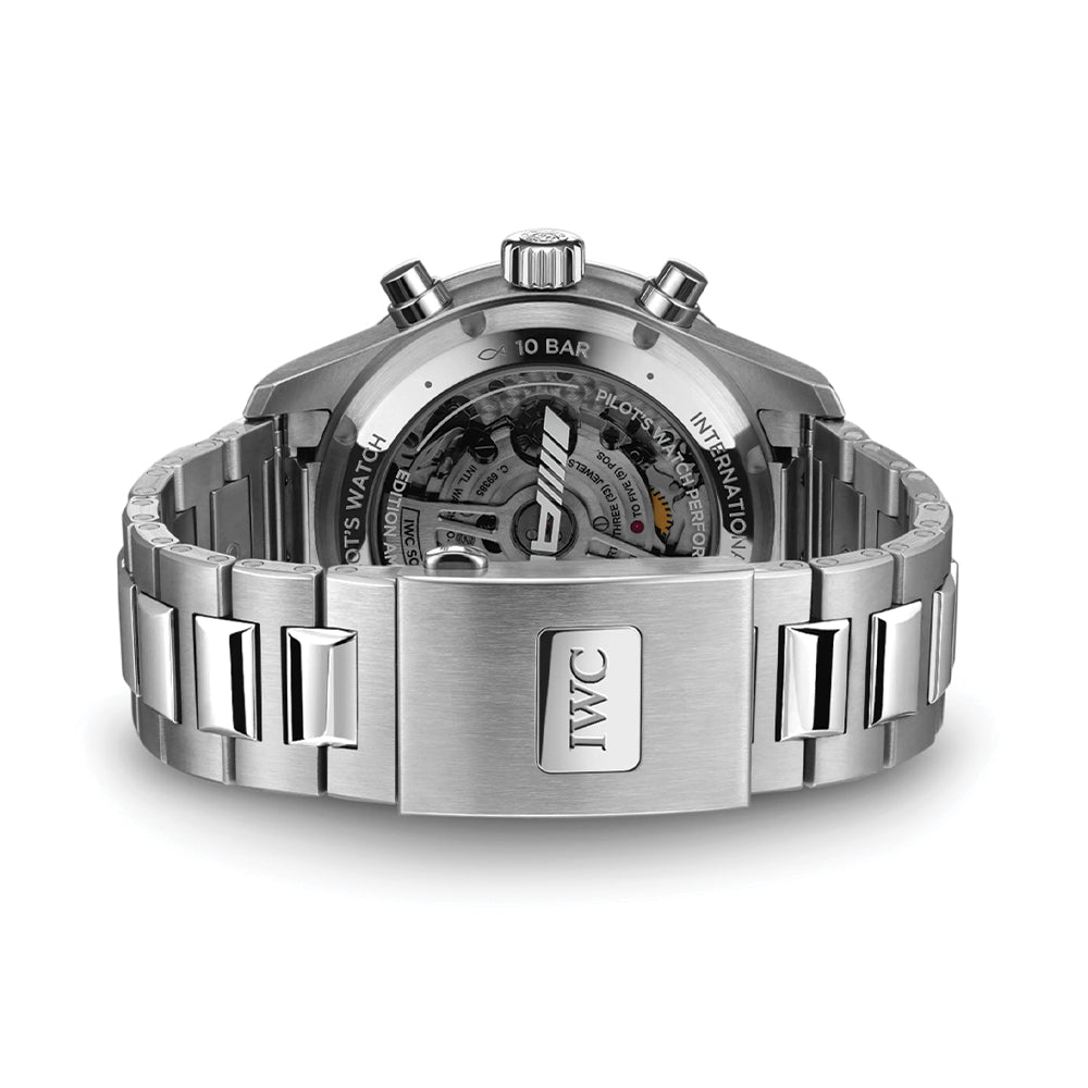 Pilot’s Watch Performance Chronograph AMG Titanium Case 41mm - Black on Bracelet