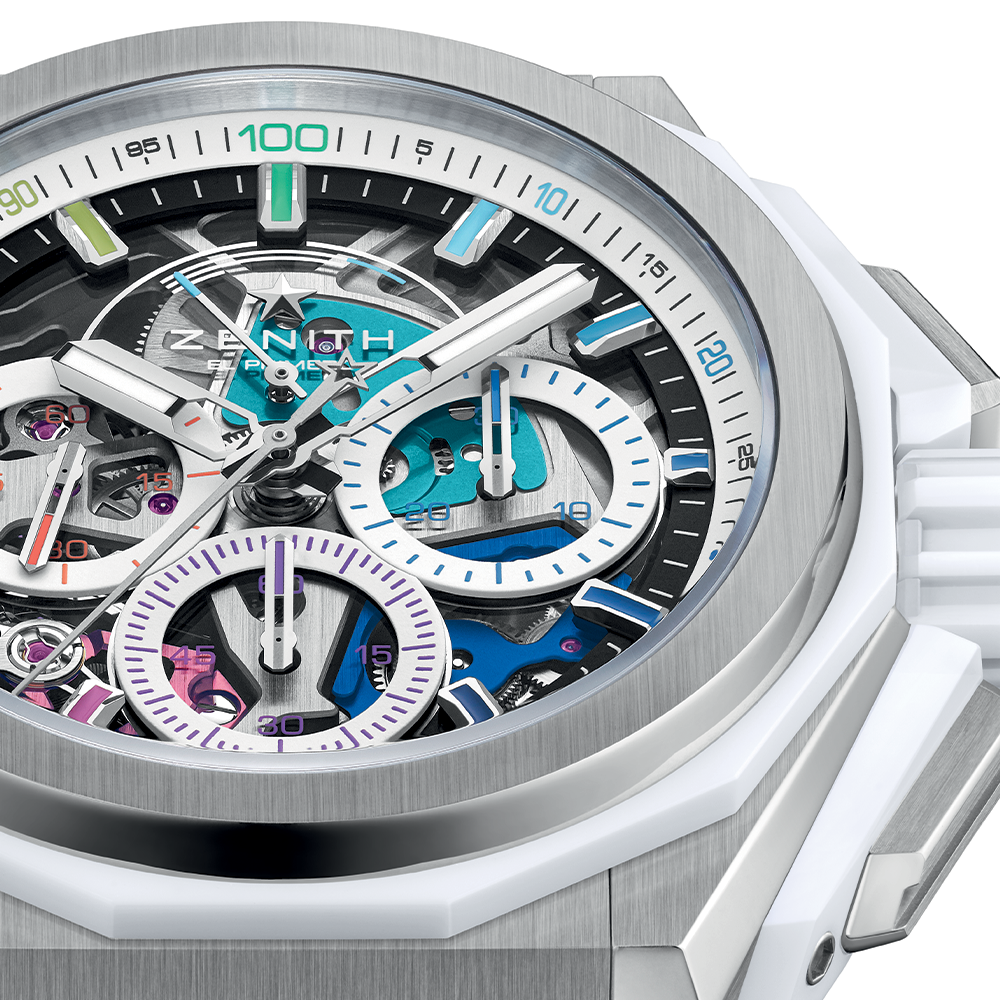 Defy Extreme Chroma Limited Edition 45mm - White on Rubber Strap