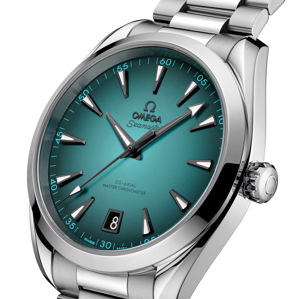 Seamaster Aqua Terra 150M 41mm Turquoise on Bracelet Teddy