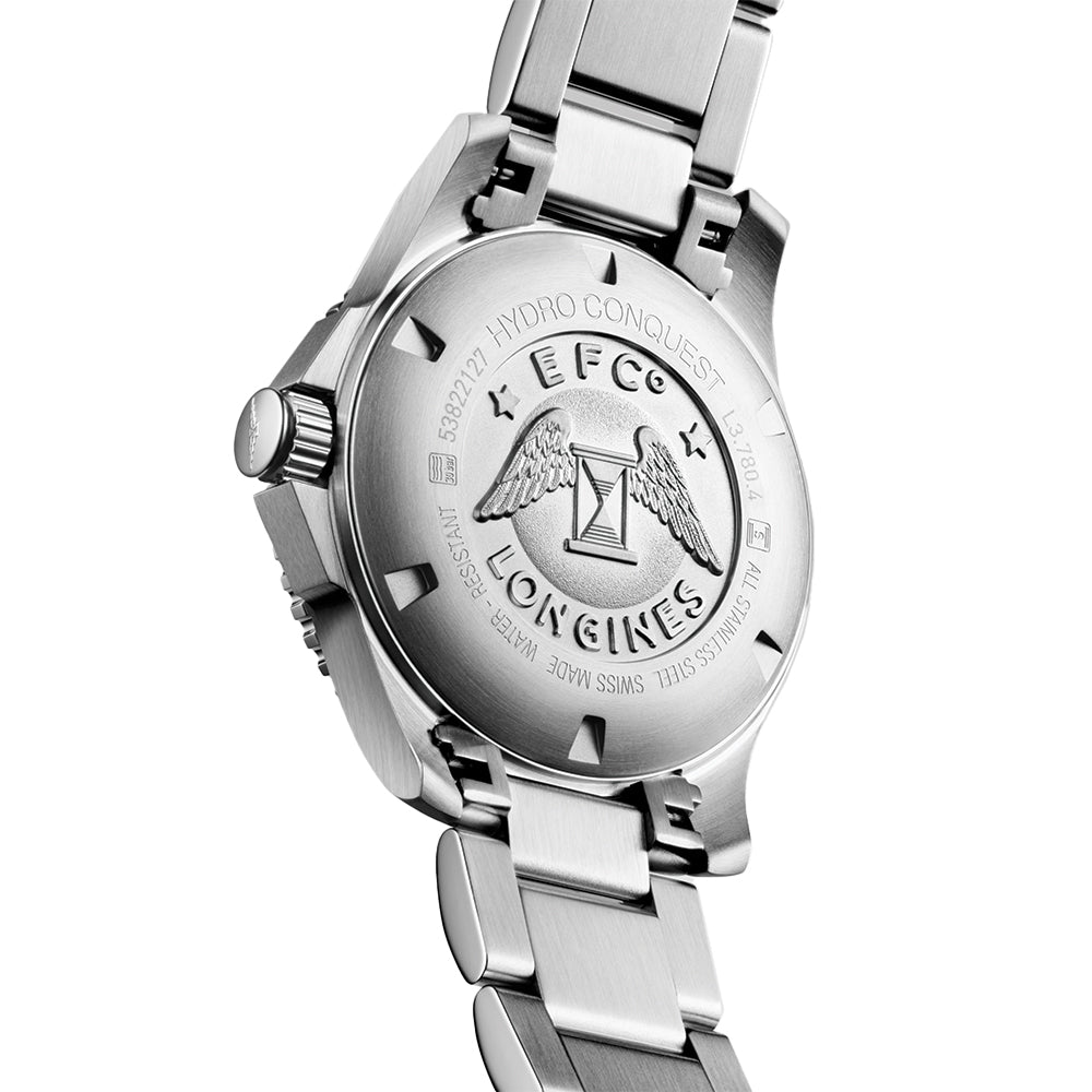 HydroConquest 39mm - Blue on Bracelet