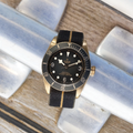 Black Bay Bronze 43mm - Slate Grey on Fabric Strap