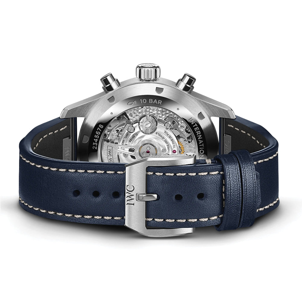 Pilot's Watch Chronograph 43mm - Blue on Leather Strap
