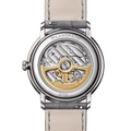 Villeret Ultraplate 38mm - Sunburst Salmon on Leather Strap