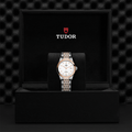 1926 Rose Gold Two-Tone 28mm - White, Diamond-Set on Bracelet