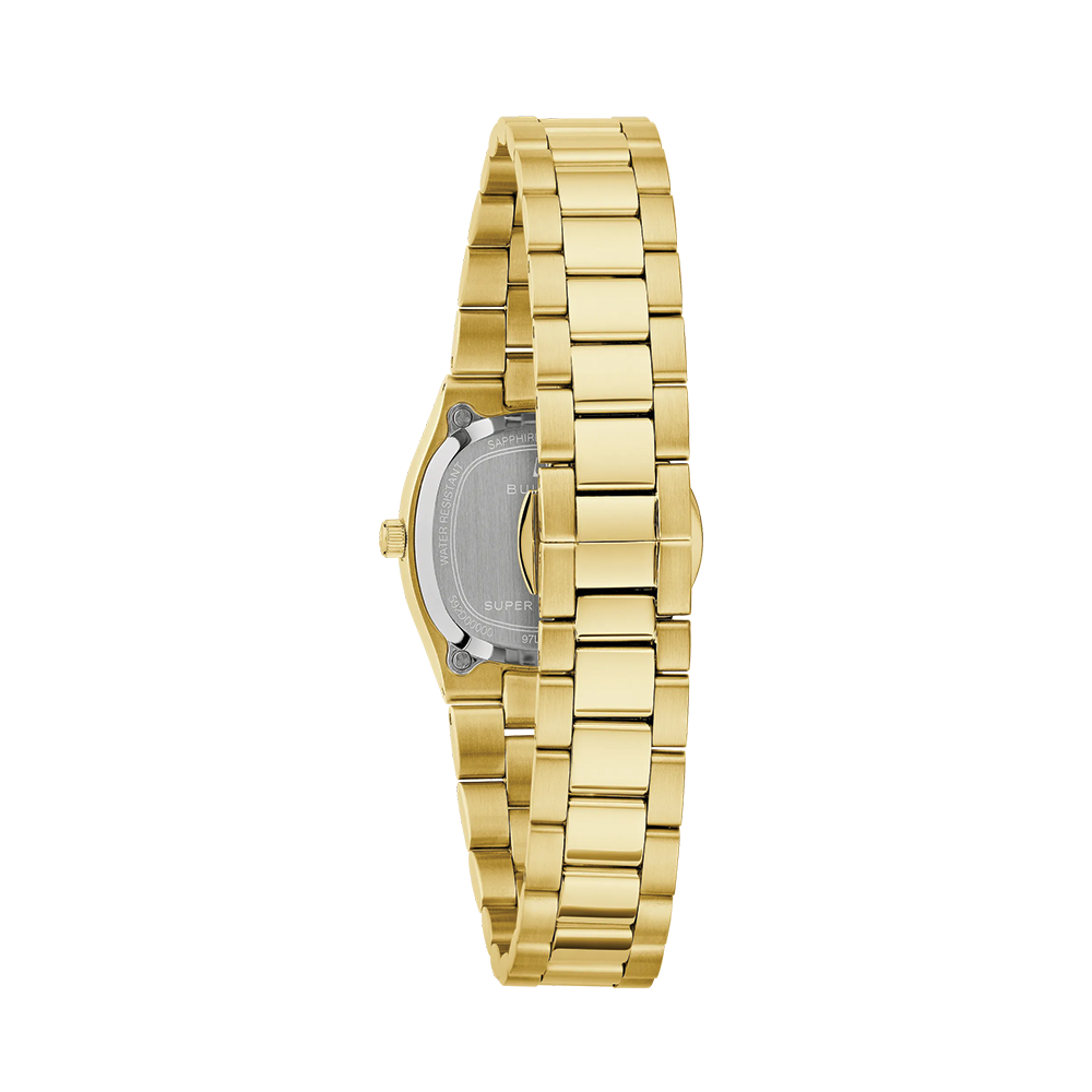 Super Seville Mini Gold-Tone 25mm - Silver-White on Bracelet