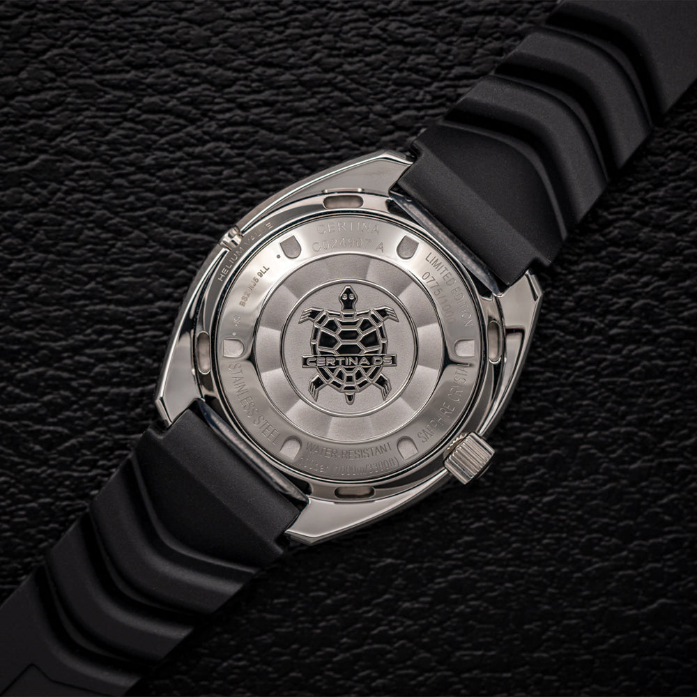 DS Super PH500M 43mm - Orange on Rubber Strap