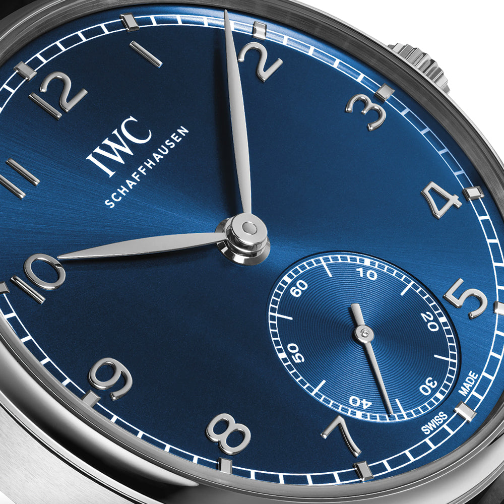 Portugieser Automatic 40mm - Blue on Leather Strap