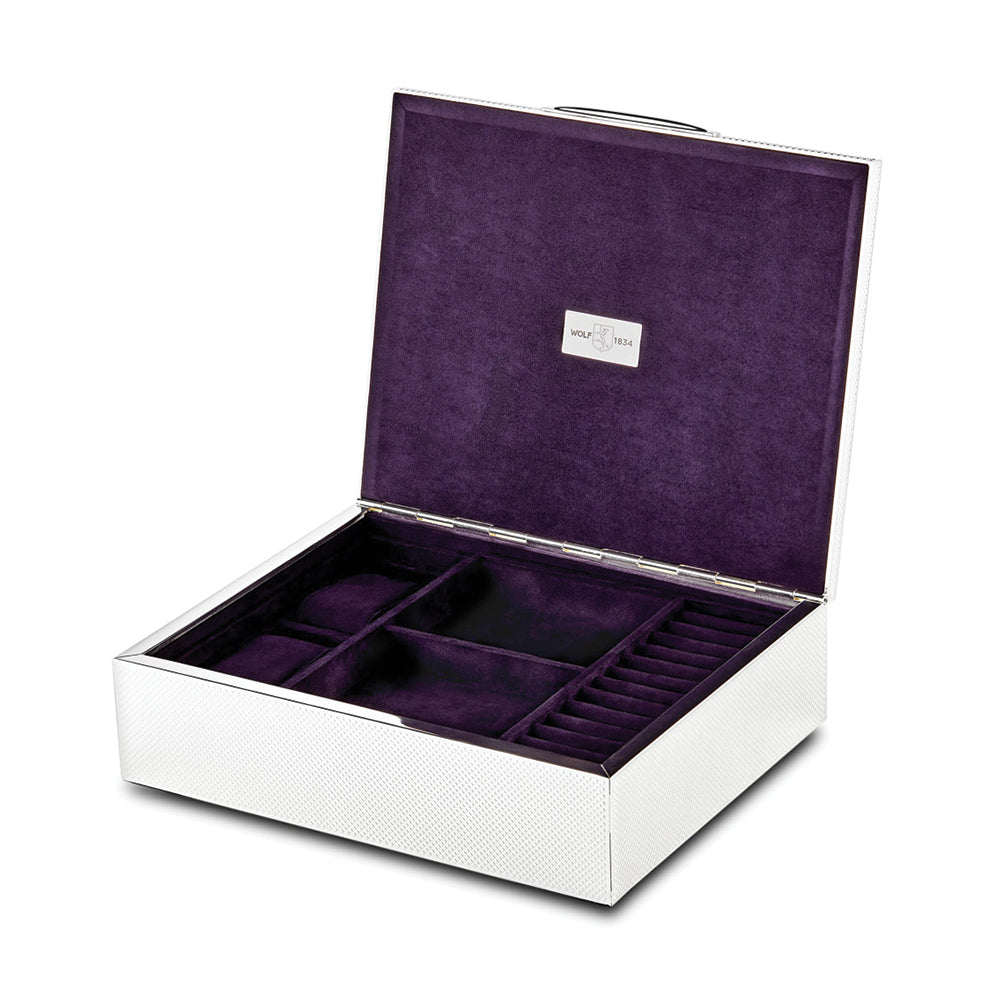 Watch Jewelry and Legacy Box - Silver
