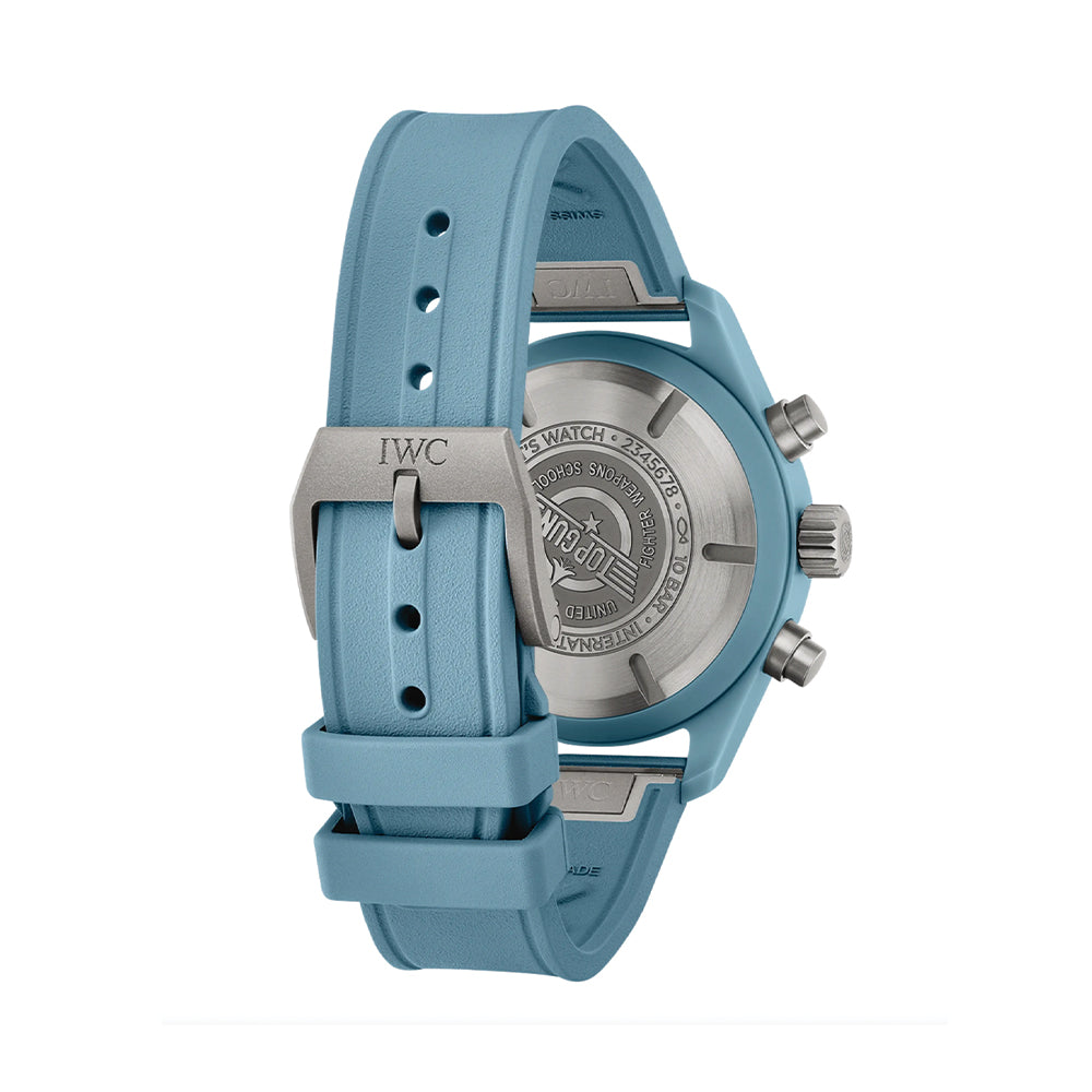 Pilot’s Watch Chronograph TOP GUN Miramar Ceramic Case 41mm - Blue on Rubber Strap