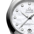 Seamaster Aqua Terra 150M 30mm - White Mother-of-Pearl w/ Diamonds on Bracelet