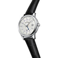 SBGM255 Elegance Automatic Mechanical GMT 39.5mm - White on Leather Strap