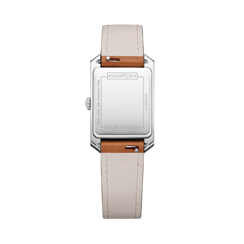 Hampton 10472 Quartz 34.9mm - Silver on Leather Strap