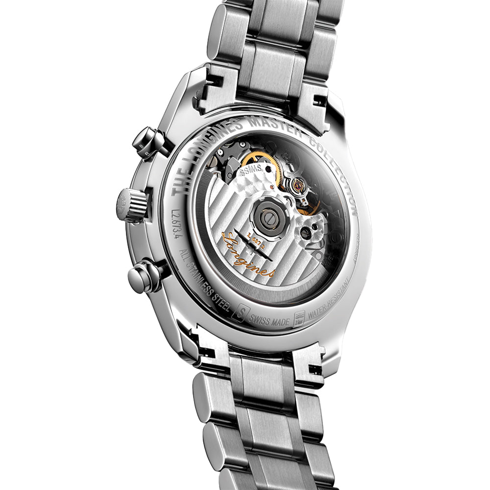 Master Chronograph Moonphase 40mm - Silver on Bracelet