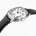 American Classic Cushion Mechanical 30mm - White on Leather Strap
