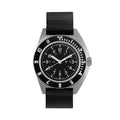 SSNAV No Date 41mm - Black on Ballistic Nylon Strap