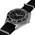 SSNAV No Date 41mm - Black on Nylon Defense Standard Strap
