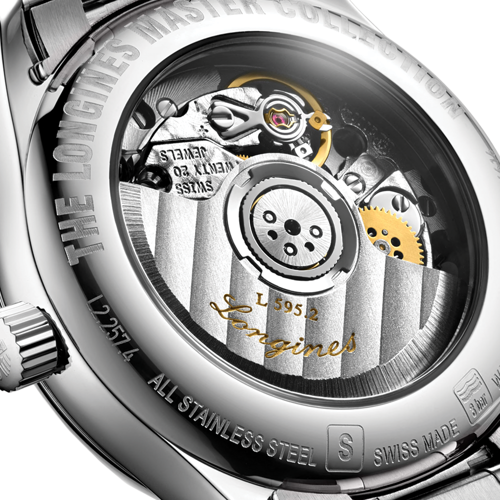Master 29mm - Silver, Diamond-Set on Bracelet