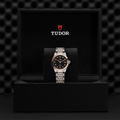1926 Two-Tone 28mm - Black, Diamond-Set on Bracelet