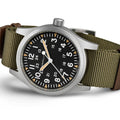Khaki Field Mechanical 42mm - Black on Textile Strap
