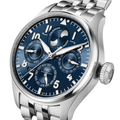 Big Pilot's Watch Perpetual Calendar ProSet Le Petit Prince 42mm - Blue on Bracelet w/ Additional Rubber Strap