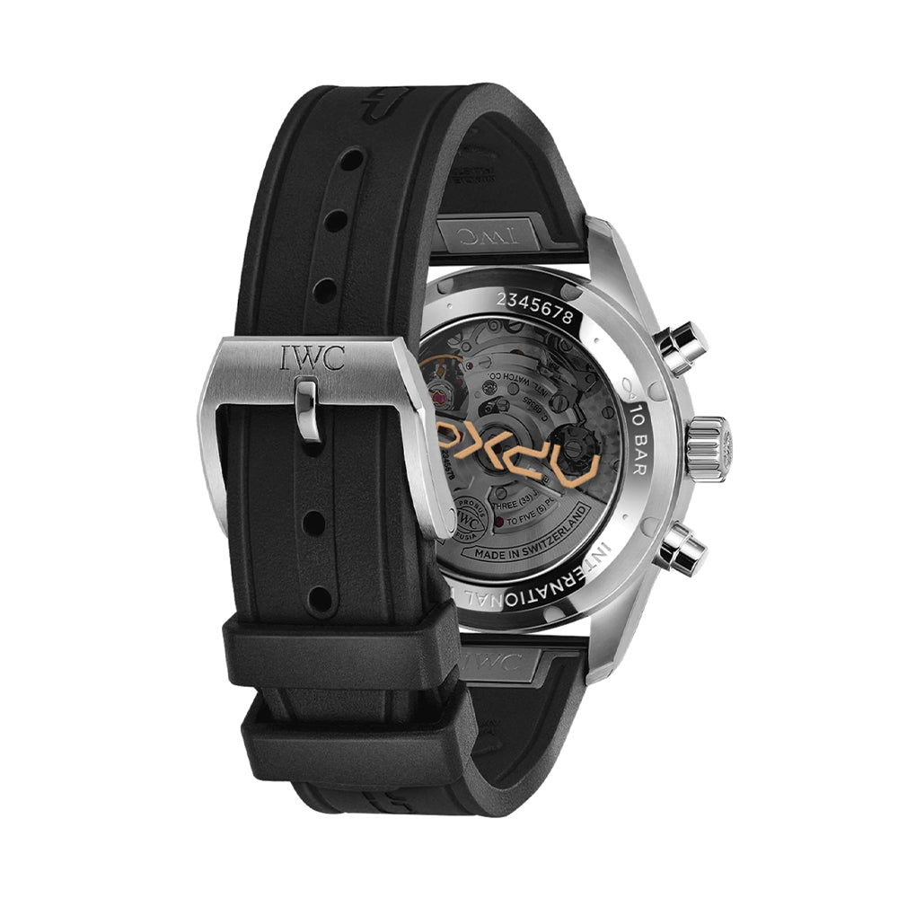 Pilot’s Watch Chronograph APXGP Gold Accents 41mm - Black on Rubber Strap