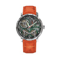 Spaceview 2020 43.5mm - Smoke Grey on Orange Alligator Strap