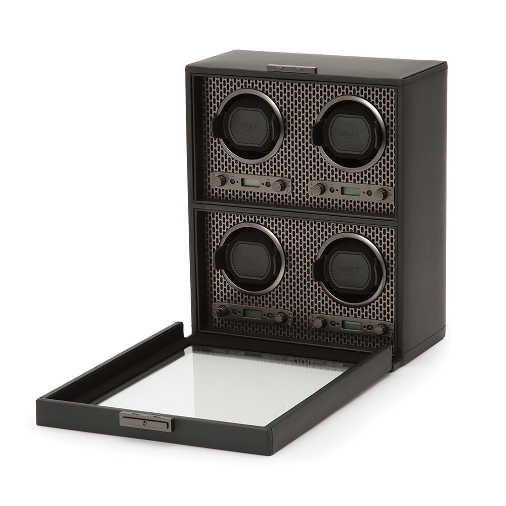Axis 4 Piece Watch Winder - Powder Coat