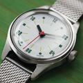 Neo A Auto 38mm - Brushed Aluminium on Bracelet