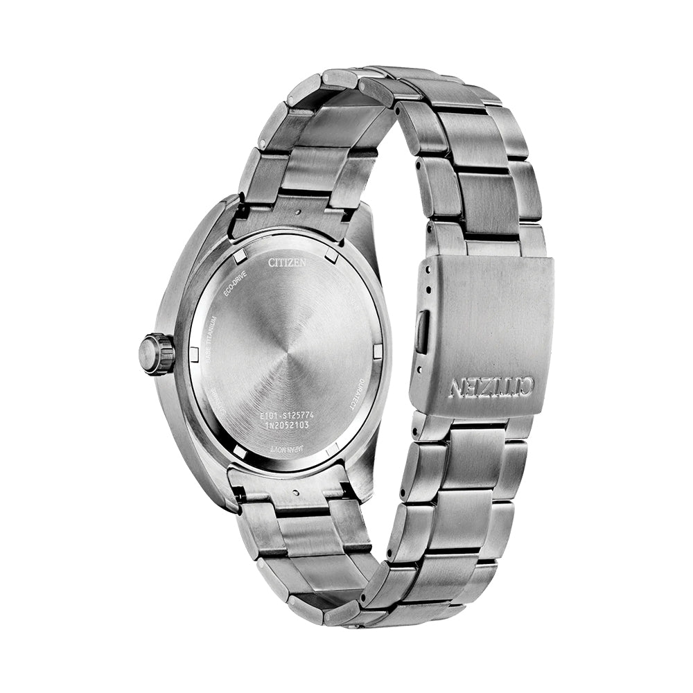 Garrison Eco-Drive Super Titanium 42mm - Black on Bracelet
