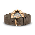 Portofino Complete Calendar 18K 5N Gold Case 41mm - Silver-Plated on Leather Strap