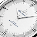 Constellation Observatory Canopus Gold™ 39.4mm - Silver on Leather Strap