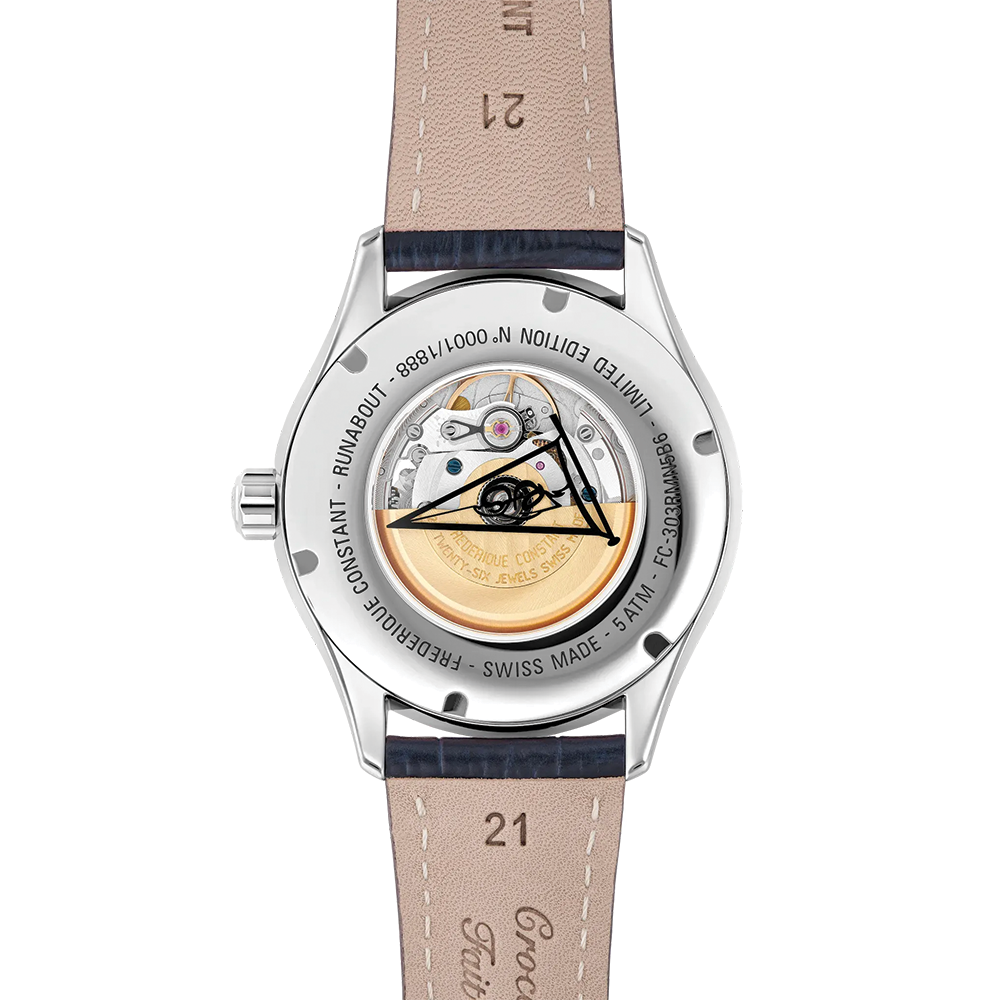 Runabout Limited Edition 42mm - Blue on Leather Strap