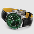 Navitimer Automatic 41mm - Green on Leather Strap