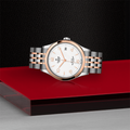 1926 Rose Gold Two-Tone 36mm - White on Bracelet