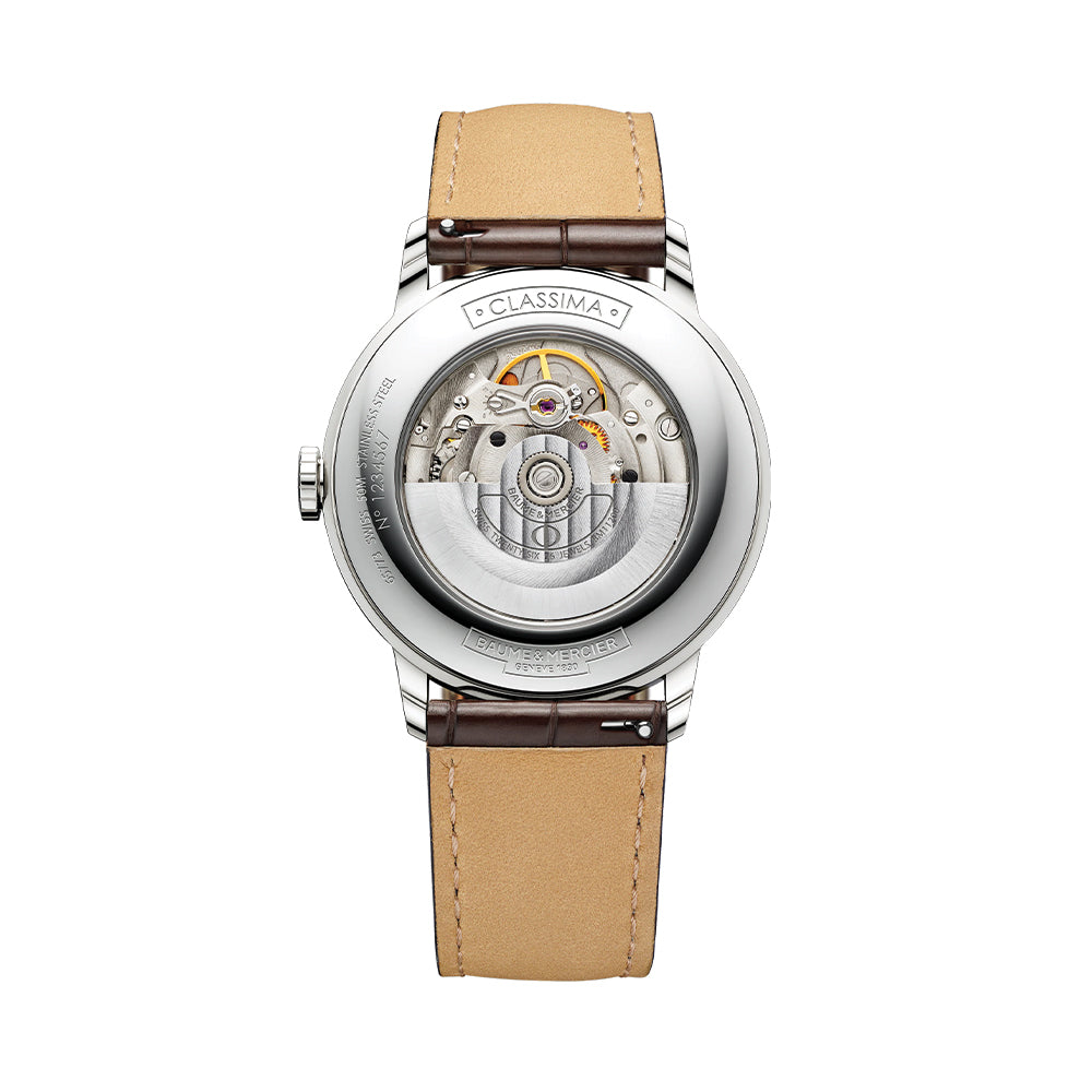 Classima 10214 Automatic 40mm - Silver on Leather Strap