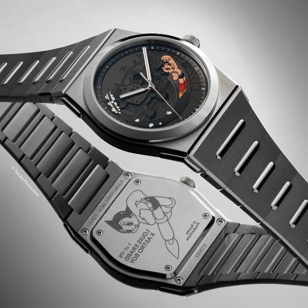 2340 Louis Erard x Astro Boy Limited Edition 40mm - Grey on Bracelet