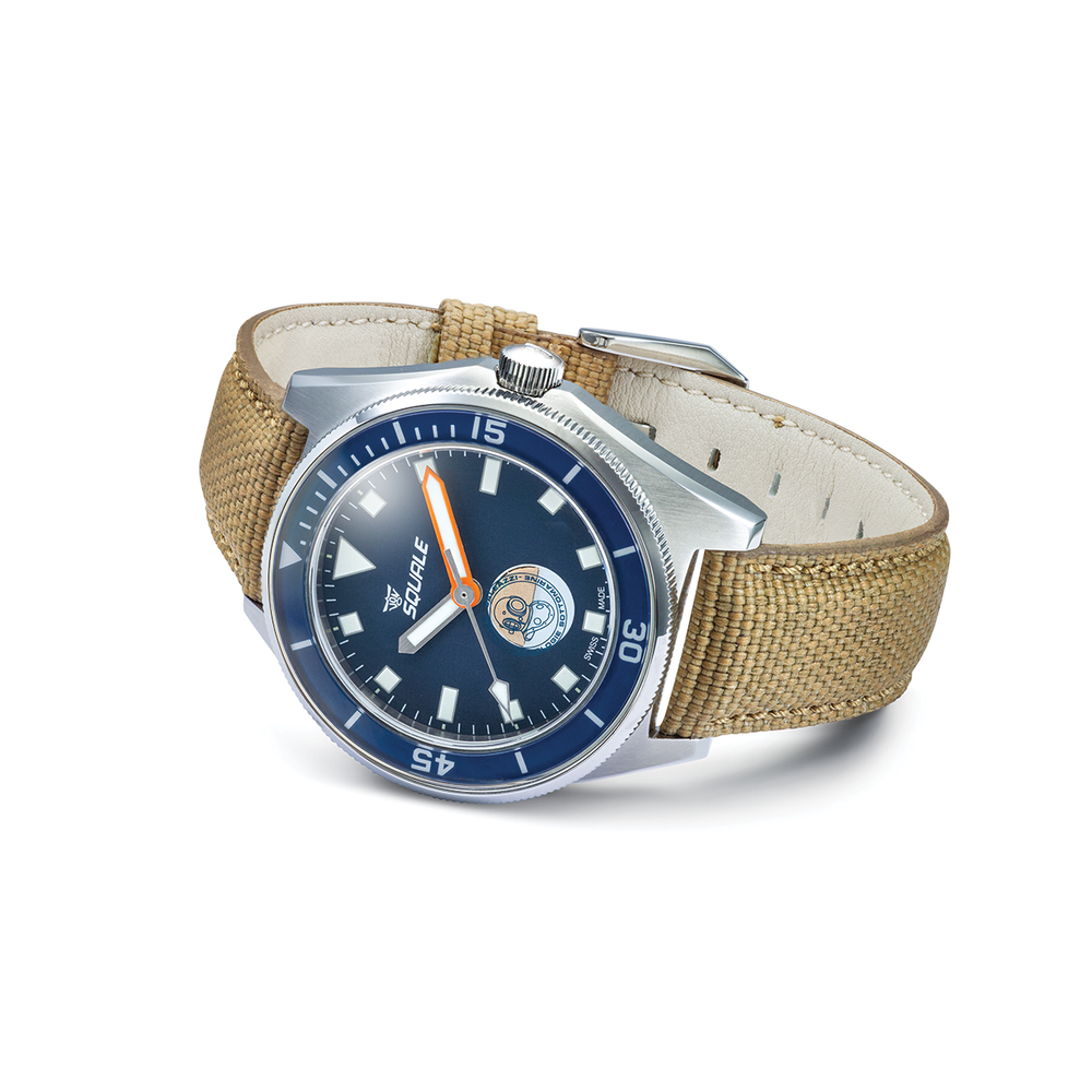 Galeazzi Artiglio Limited Edition 39.5mm - Blue on Fabric Strap