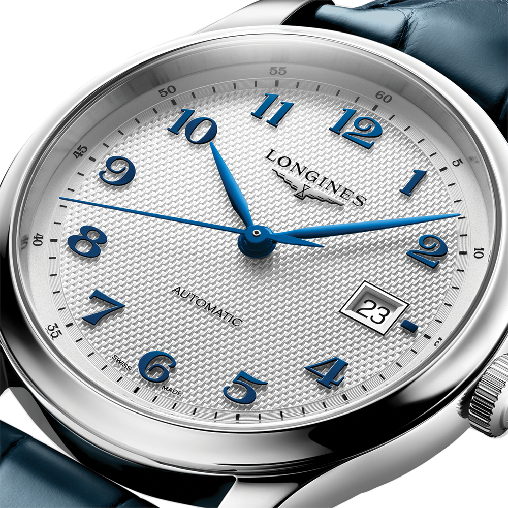 Master 41mm - Silver on Leather Strap