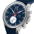 Portugieser Yacht Club Chronograph Edition “Orlebar Brown” 44.6mm - Blue on Rubber Strap