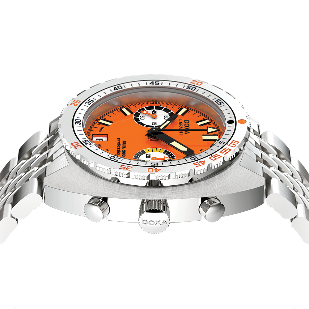SUB 200 T.Graph II Professional 42mm - Orange on Bracelet