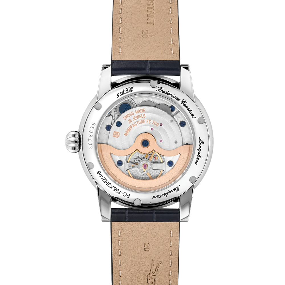 Manufacture Classic Power Reserve Big Date 40mm - Blue on Leather Strap