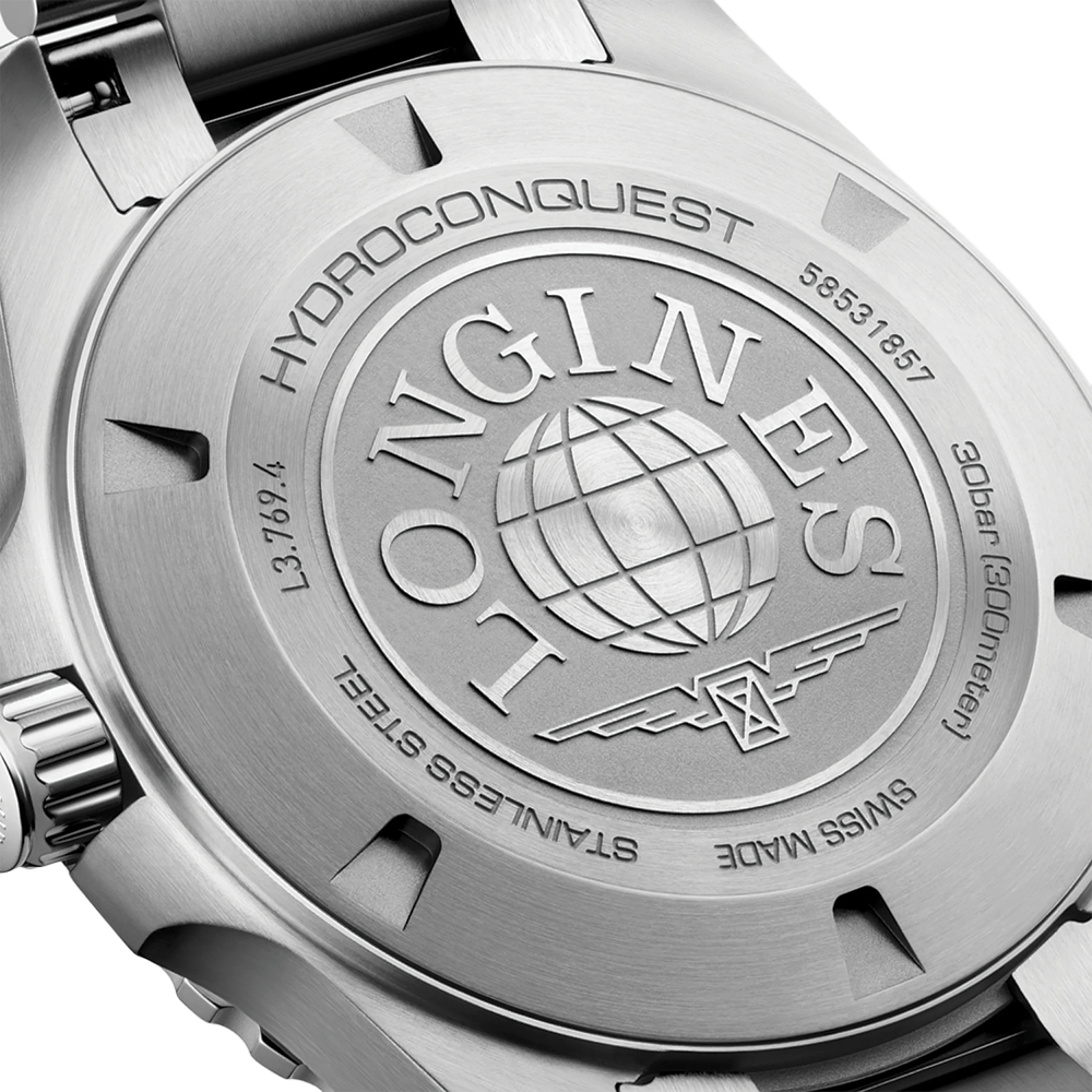 HydroConquest Quartz 42mm - Blue on Bracelet