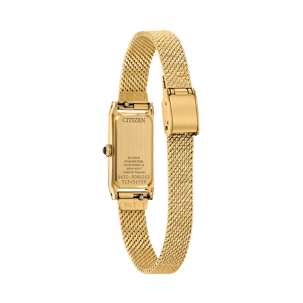 Fio Gold-Tone 30.7mm - Black on Bracelet