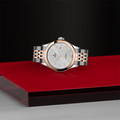 1926 Rose Gold Two-Tone 28mm - Silver on Bracelet