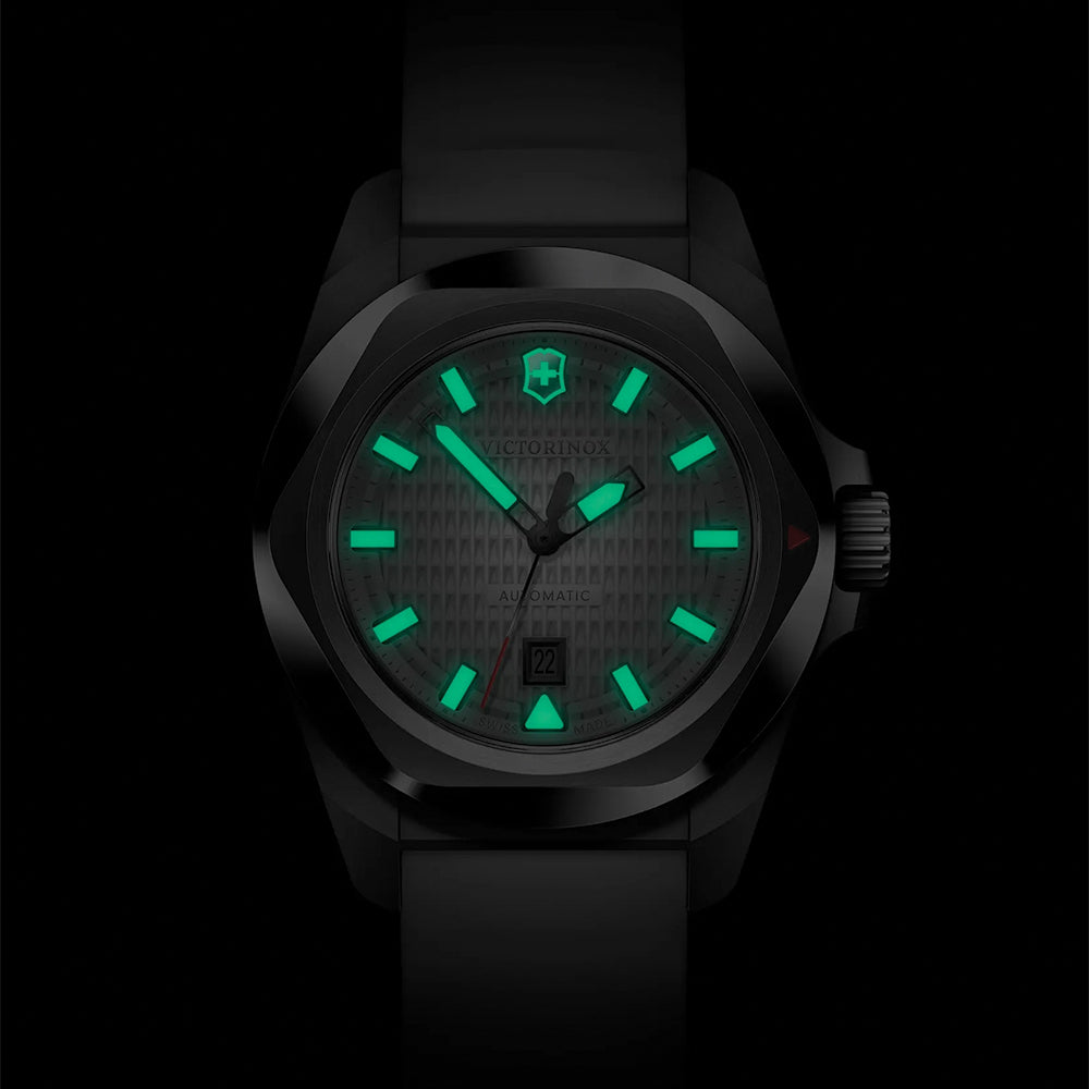 I.N.O.X. 32mm - White on Rubber Strap